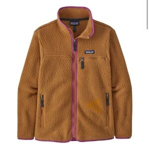 Brown & pink Patagonia full zip